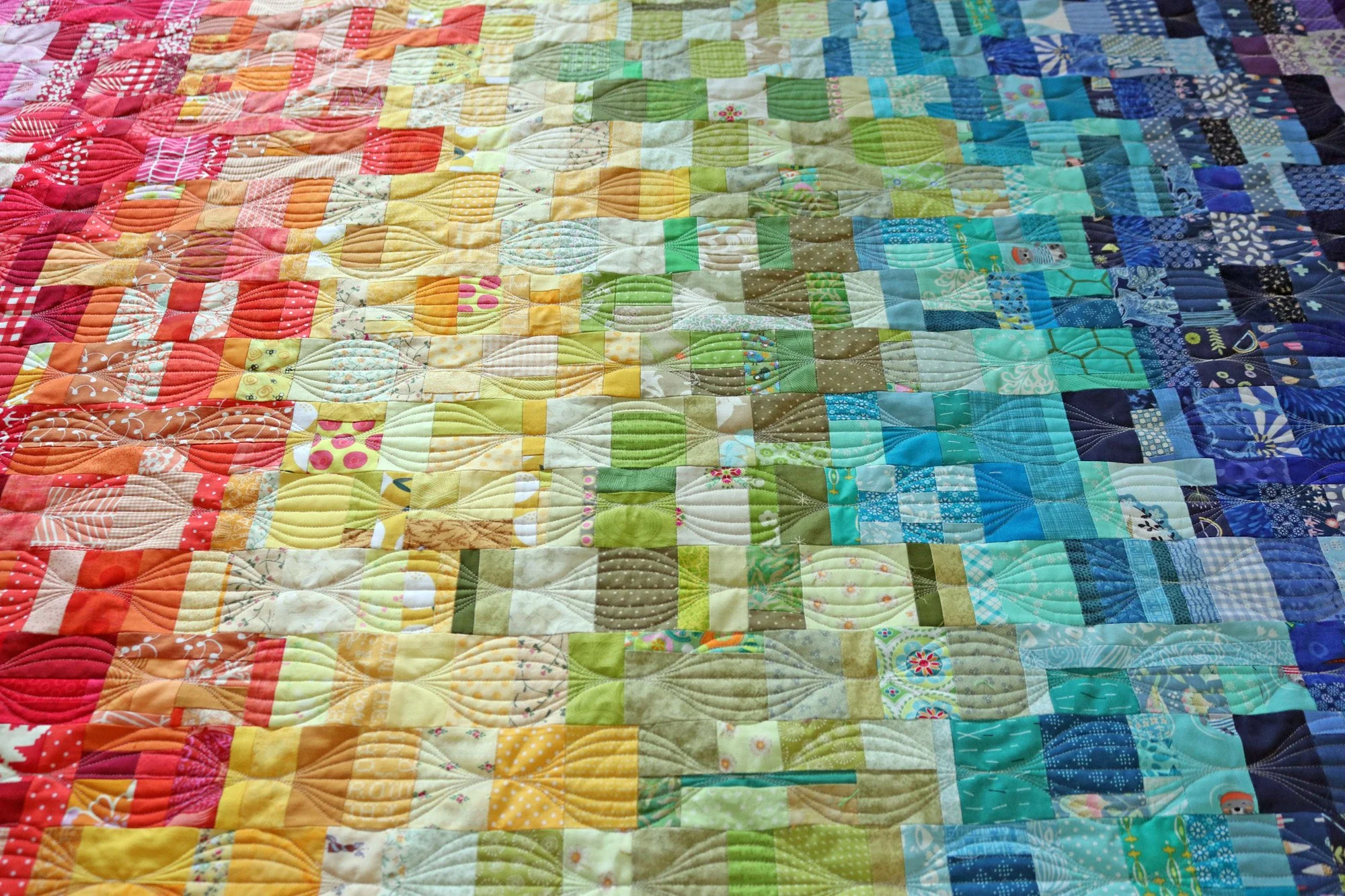 in the Quilting Studio, no. 30 — Stitched in Color
